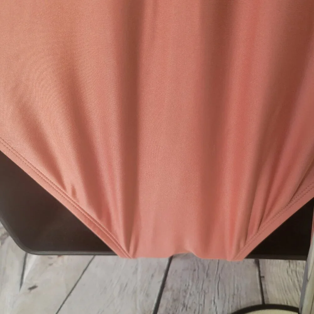 DKNY Peek-a-Boo Twist One-Piece Swimsuit - Picture 6 of 7
